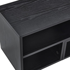 English Elm Adjustable Modular Media Console Open Shelving Entertainment Unit for Living Spaces W3875P448967