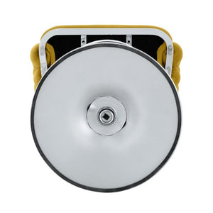English Elm Adjustable Velvet Swivel Barstools with Bubble Backrest Chrome Base for Kitchen Island Silver, Yellow W3875P462111