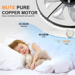 English Elm 23.6 Inch Flush Mount Ceiling Fan with LED Light Matte Black Smart App Remote Control W3886P506737