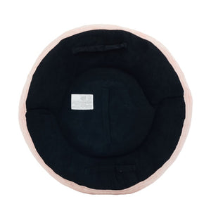 English Elm Single Corduroy Bean Bag Chair with Memory Foam Fill Armrests and Three Accent Pillows Pink W395P545820