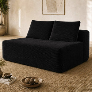 English Elm New-69 Cloud Sectional Sofa Deep Seat Corduroy Double Chaise for Modern Living W3975P500757