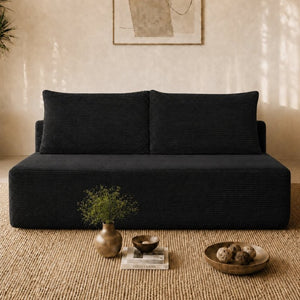 English Elm New-69 Cloud Sectional Sofa Deep Seat Corduroy Double Chaise for Modern Living W3975P500757