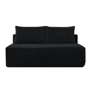 English Elm New-69 Cloud Sectional Sofa Deep Seat Corduroy Double Chaise for Modern Living W3975P500757