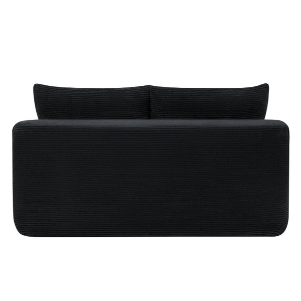 English Elm New-69 Cloud Sectional Sofa Deep Seat Corduroy Double Chaise for Modern Living W3975P500757