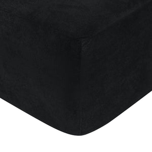 English Elm 85" Cloud Modular Sectional Deep Seat Cotton Linen Sofa with Reversible Chaise Lounge Black - A W3975P501412