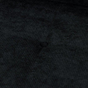 English Elm 85" Cloud Modular Sectional Deep Seat Cotton Linen Sofa with Reversible Chaise Lounge Black - A W3975P501412