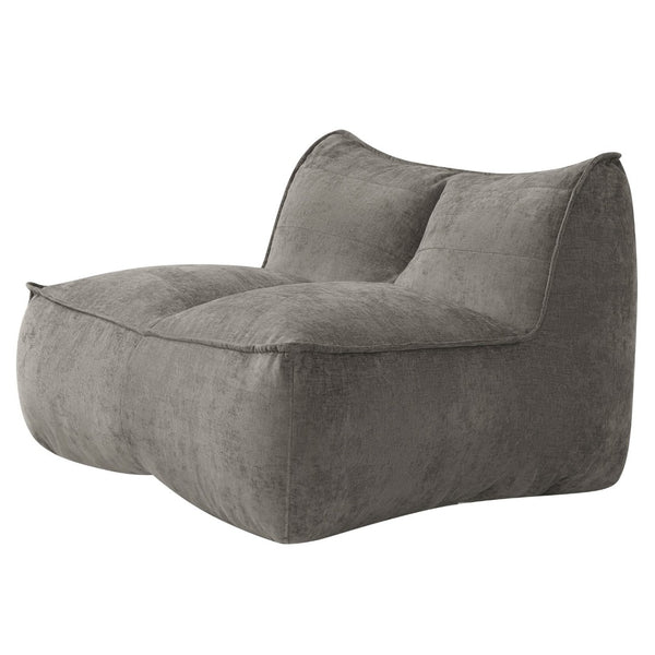 English Elm Togo Slouchy Floor Sofa Chenille Upholstered Cloud Lounge Chair for Bedroom or Dorm W3975P502470