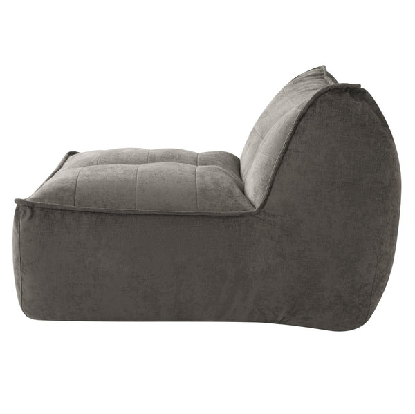 English Elm Togo Slouchy Floor Sofa Chenille Upholstered Cloud Lounge Chair for Bedroom or Dorm W3975P502470