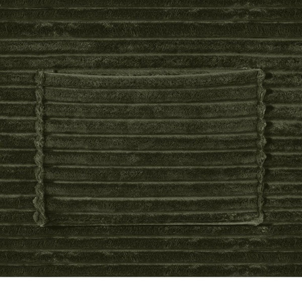 English Elm 37.5-Inch Velvet Modular Chaise with Cup Holder for Stylish Living Room Sectionals Green Left Chaise W3975P502920