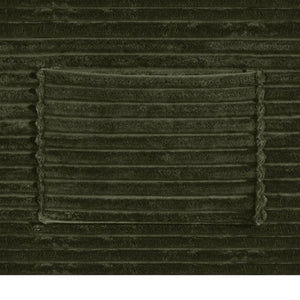 English Elm 37.5-Inch Velvet Modular Chaise with Cup Holder for Stylish Living Room Sectionals Green Right Chaise W3975P502922