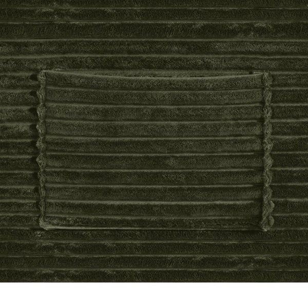 English Elm 37.5-Inch Velvet Modular Chaise with Cup Holder for Stylish Living Room Sectionals Green Right Chaise W3975P502922