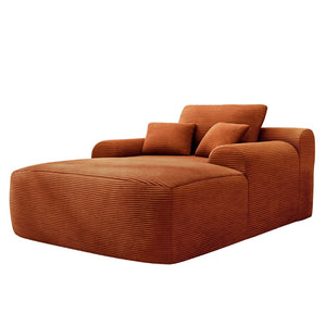 English Elm New Corduroy Convertible Chaise Lounge Sleeper Chair with Pillows for Living Room W3975P505135