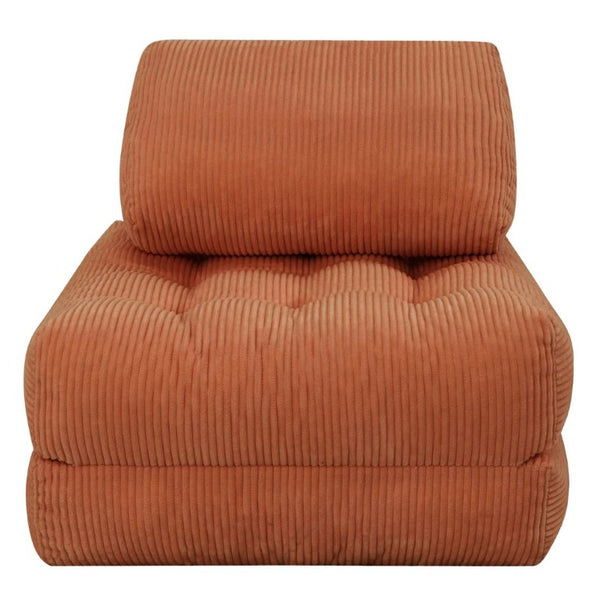 English Elm 70.8Corduroy Oversized Bean Bag Lounge Sofa Plush Cloud Couch for Dorm or Living Room W3975P515166