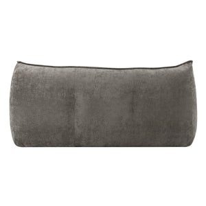 English Elm Double Caterpillar Bean Bag Couch Faux Fur Cloud Sofa for Bedroom or Dorm Lounge W3975P516698