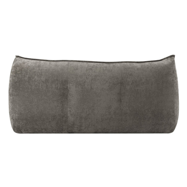 English Elm Double Caterpillar Bean Bag Couch Faux Fur Cloud Sofa for Bedroom or Dorm Lounge W3975P516698