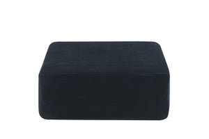 English Elm Xs-Ottoman,corduroy-Black-Pairs with L-Shaped Sectional for a Full U Modular Living Setup Black W3975P521367