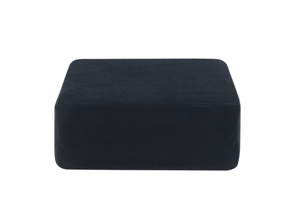 English Elm Xs-Ottoman,corduroy-Black-Pairs with L-Shaped Sectional for a Full U Modular Living Setup Black W3975P521367