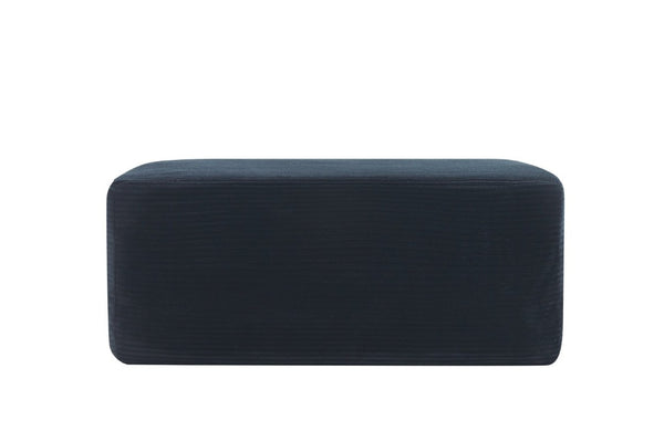 English Elm Xs-Ottoman,corduroy-Black-Pairs with L-Shaped Sectional for a Full U Modular Living Setup Black W3975P521367