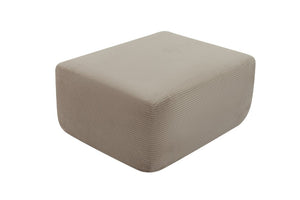 English Elm Xs-Ottoman-Corduroy-Camel Ribbed Corduroy Compact Ottoman for Cozy Living Rooms and Bedrooms Camel W3975P521368