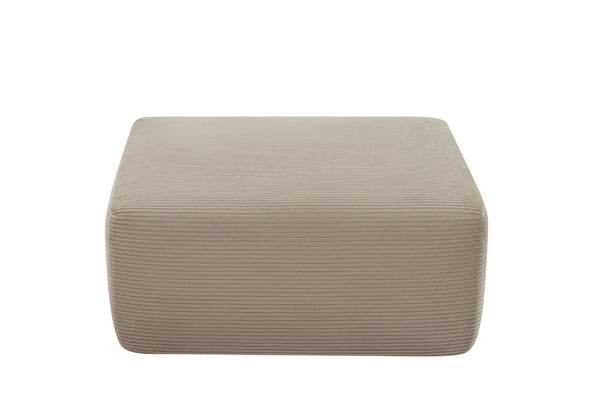 English Elm Xs-Ottoman-Corduroy-Camel Ribbed Corduroy Compact Ottoman for Cozy Living Rooms and Bedrooms Camel W3975P521368