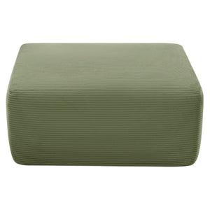 English Elm Xs-Ottoman,corduroy-Black-Pairs with L-Shaped Sectional for a Full U Modular Living Setup Green W3975P521372