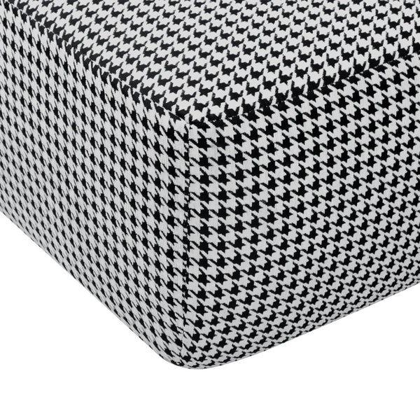 English Elm Convertible Corduroy Chaise Sleeper Chair Houndstooth Lounge Sofa Bed with Cup Holder W3975P533644