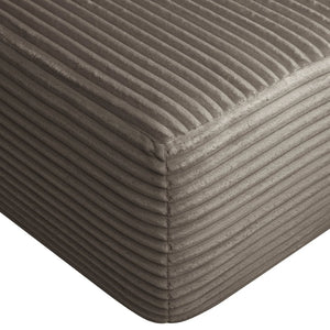 English Elm New Plush Striped Convertible Chaise Sleeper Chair with Cup Holder and Throw Pillows W3975P538346