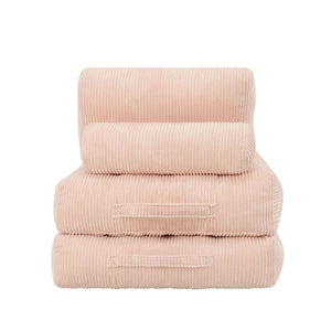 English Elm 62.9Corduroy Foldable Cloud Beanbag Sofa Bed Plush Lounge Chair for Dorm or Bedroom W3975P543982
