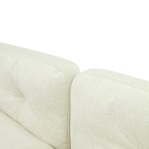 English Elm 103.9-Inch Cloud Velvet Sofa Deep Seat Lounger with Layered Cushions for Living Rooms W3975S00093