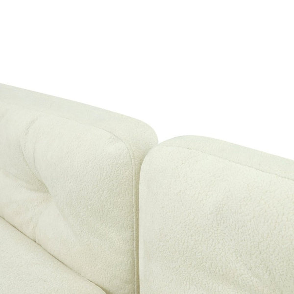 English Elm 103.9-Inch Cloud Velvet Sofa Deep Seat Lounger with Layered Cushions for Living Rooms W3975S00093