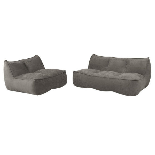 English Elm 141.5Inch Modular Caterpillar Floor Sofa Plush Corduroy Lounger for Bedroom Living Room W3975S00122