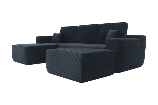 English Elm 96.9''Cloud U-Shaped Corduroy Sectional Deep Seat Modular Sofa for Living Room Comfort Let Me Count: = = 11 Chars = 9 = 9 = 10 = 5 = 5 = 8 = 5 for = 4 = 7 W3975S00203