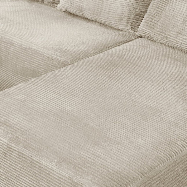 English Elm 96.9''Cloud Corduroy Upholstered Modular Sectional Deep Seat Sofa for Living Room Lounging Let Me Count: = 10, Space, = 8, = 11, = 7, S-E-C W3975S00237