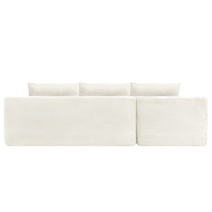 English Elm 96.9''Cloud U-Shaped Modular Sectional Corduroy Upholstered Sofa for Spacious Living Rooms W3975S00238