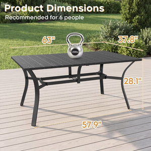 English Elm 41 Inch Round Dining Table with Wood Look Top and Industrial Metal Legs for Kitchen Rectangular Black W400P412504
