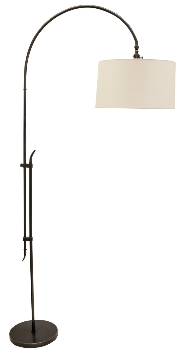 House Of Troy 61" Windsor Adjustable Floor Lamp - Elegant Design With Unique Cord Exit For Versatile Lighting Options Oil Rubbed Bronze Metal W401-ob