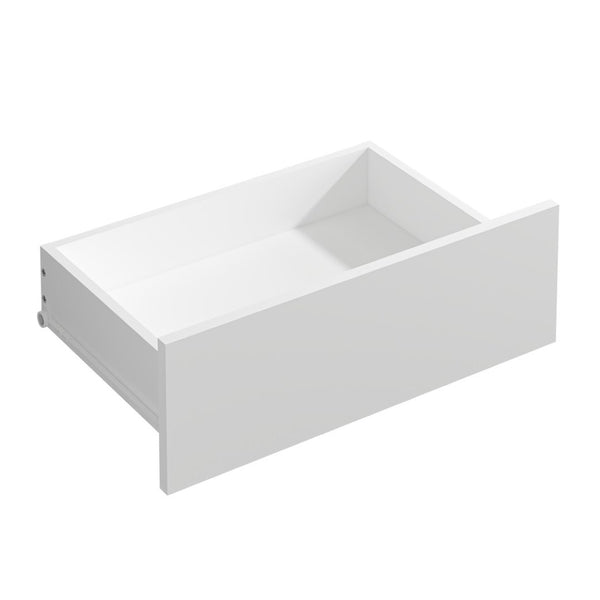 English Elm (set of 2) Compact 3-drawer Nightstand Chest Engineered Wood Bedroom Entryway Storage Unit White W409P327396