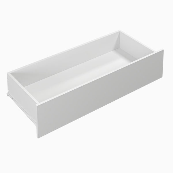 English Elm Sideboard Buffet with 2 Drawers 4 Doors White Wood Finish for Dining Room Storage W409P329794