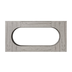 English Elm Modern Grey Wood Grain Console Table Slim Entryway Foyer Sofa Accent with Drawer W409P476243