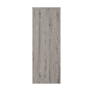 English Elm Modern Grey Wood Grain Console Table Slim Entryway Foyer Sofa Accent with Drawer W409P476243