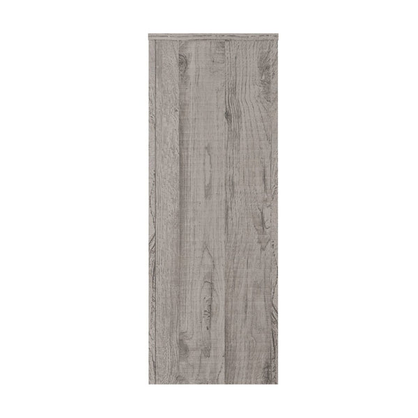 English Elm Modern Grey Wood Grain Console Table Slim Entryway Foyer Sofa Accent with Drawer W409P476243