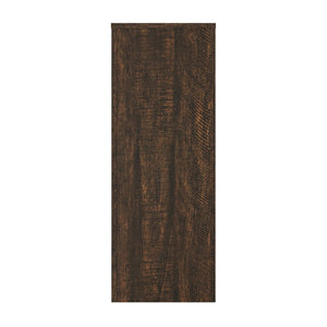 English Elm Walnut Grain Engineered Wood Entryway Console with Drawer and Oval Open Frame W409P476244