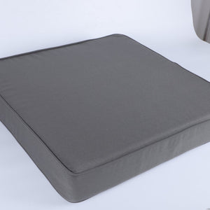 English Elm 24x24 Outdoor Deep Seat Cushion Set Waterproof Foam Filled Patio Chair Support Gray W419P290479
