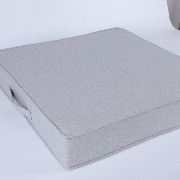 English Elm 24x24 Outdoor Deep Seat Cushion Set Waterproof Foam Filled Patio Chair Support Beige Grey W419P290481
