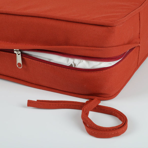 English Elm Outdoor Deep Seat Patio Chair Cushions Waterproof Quilted Foam Set with Washable Covers Red W419P290489