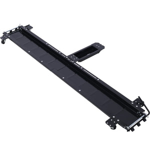English Elm Motorcycle Dolly Heavy Duty Steel Garage Storage Mover with Six Swivel Casters Black W465101805