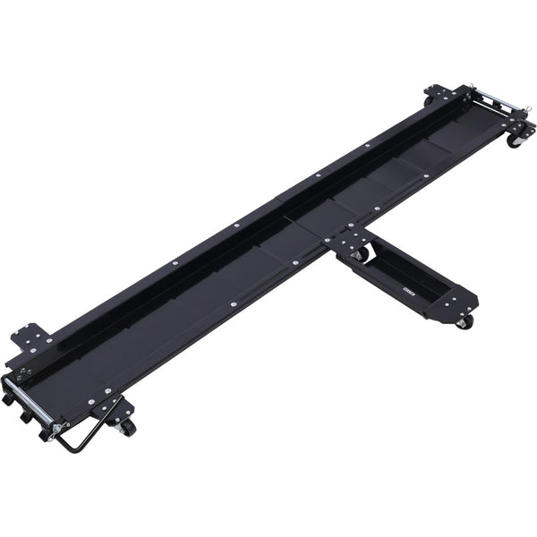English Elm Motorcycle Dolly Heavy Duty Steel Garage Storage Mover with Six Swivel Casters Black W465101805