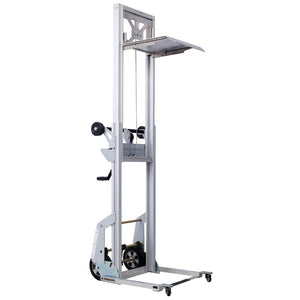 English Elm Aluminum Portable Load Lifter with Folding Frame and Integrated Ramp for Warehouse Use W465104037