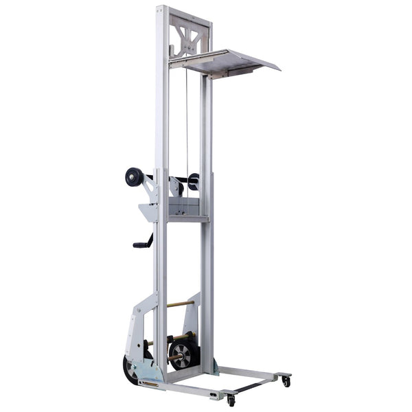 English Elm Aluminum Portable Load Lifter with Folding Frame and Integrated Ramp for Warehouse Use W465104037