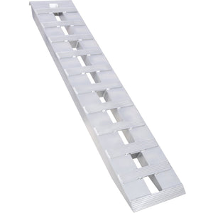 English Elm Heavy-duty Aluminum Loading Ramps with Serrated Grip Rungs for Atv Motorcycle Tractor W465104161